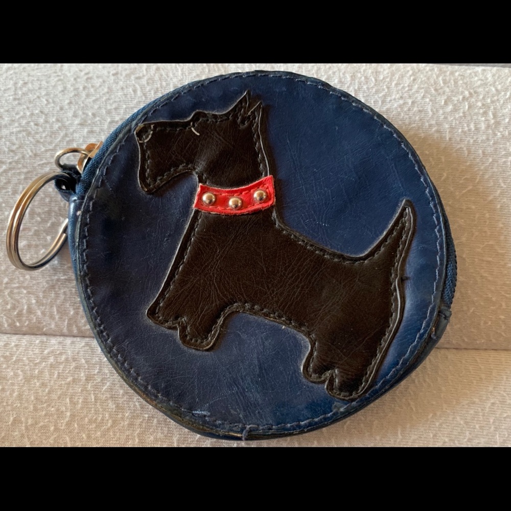 CLEARANCE: 4/$12  Schnauzer Coin Purse w/Keyring